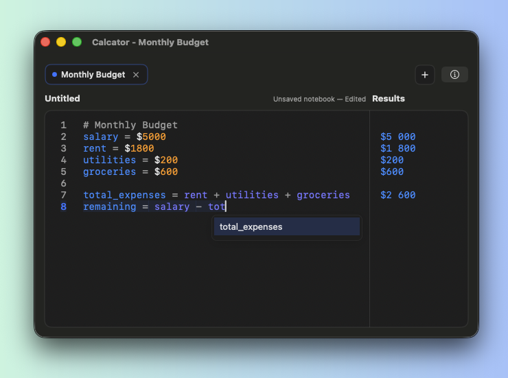 Autocomplete feature in dark mode
